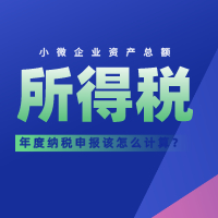 小微企业资产总额，好多会计在企业所得税年度纳税申报都算错了！